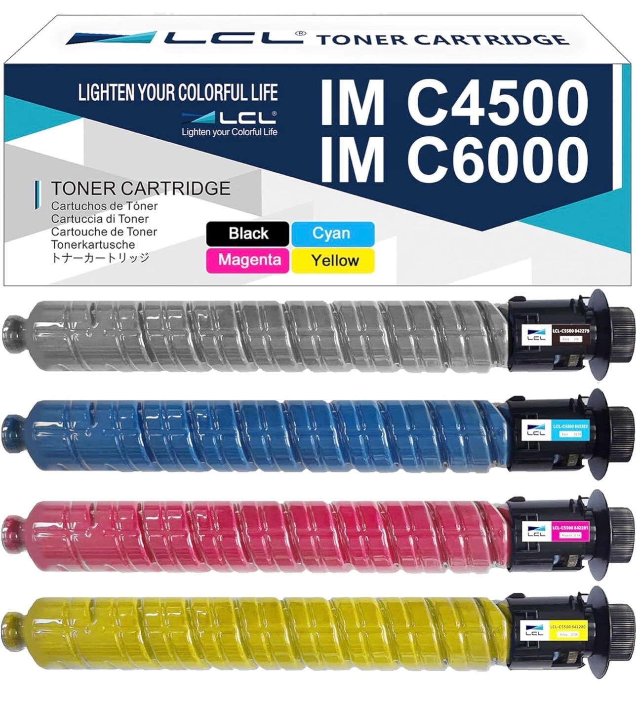 IM C4500 IM C6000 High Yield Toner Cartridge for Ricoh 842279 842280 842281