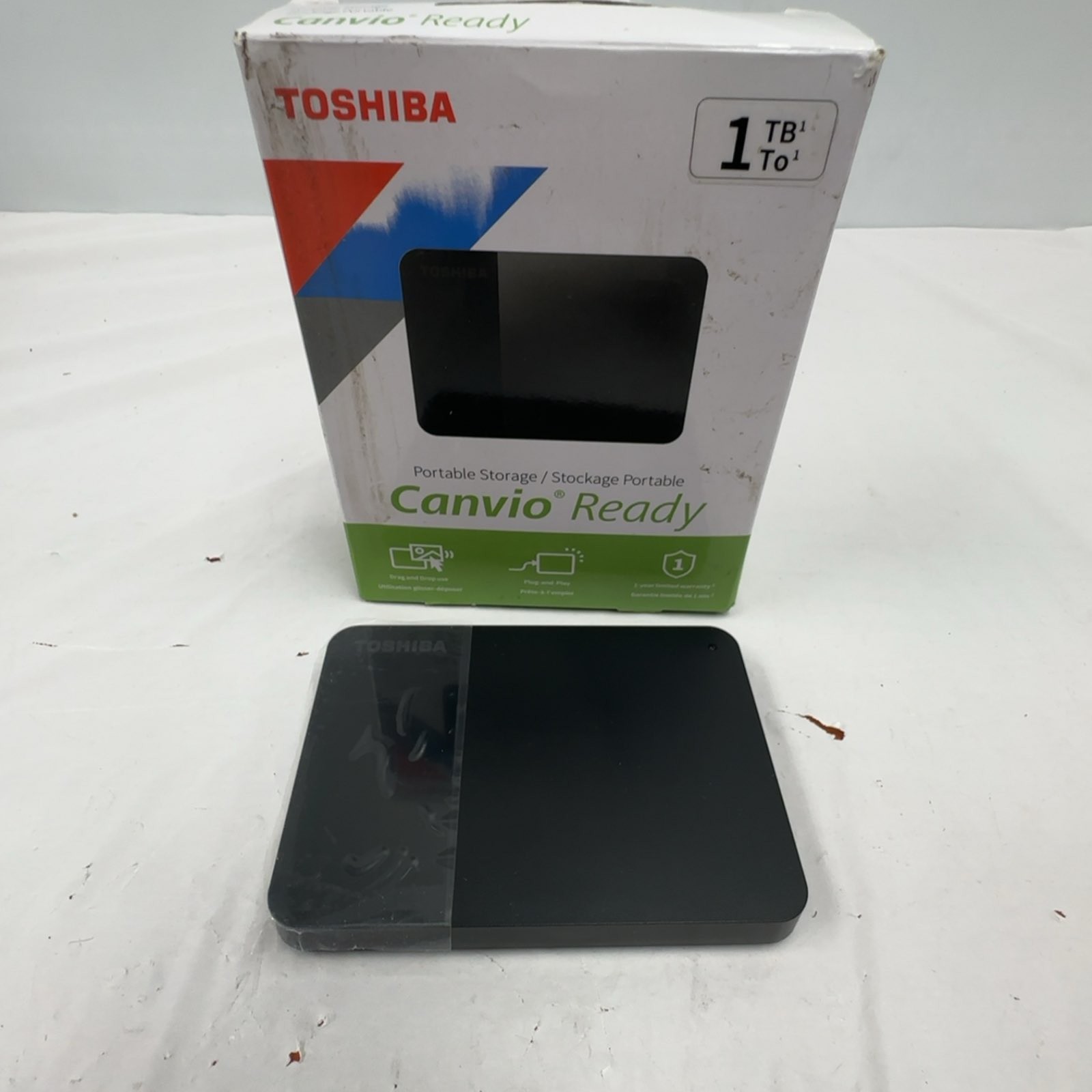 Toshiba Canvio Ready 1TB Portable External Hard Drive 2.5 USB 3.0 HDTP310XK3AA