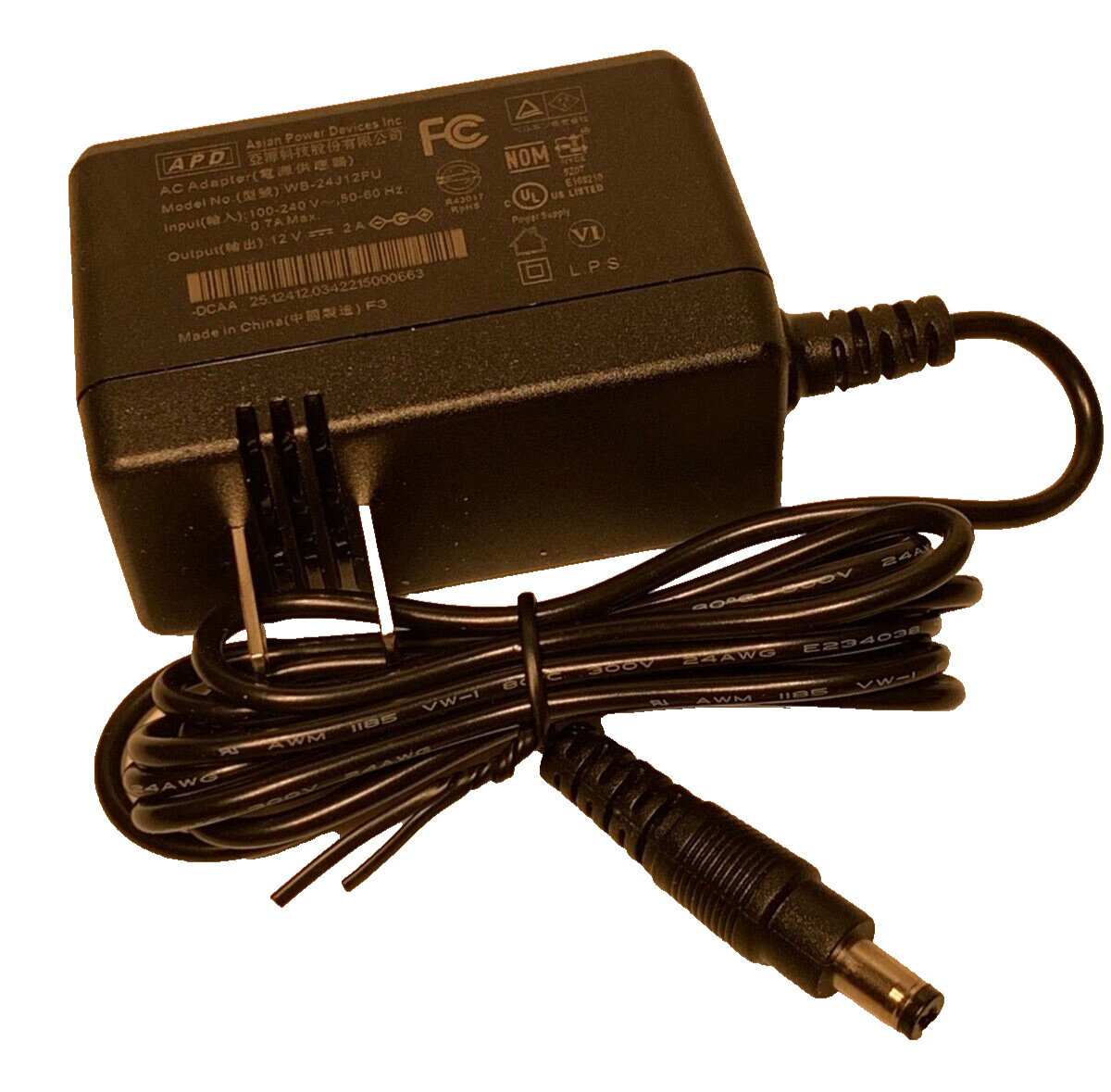 GENUINE WB-24J12FU LINKSYS EA8450 AX3200 NEW AC ADAPTER 12V 2A 5.5x2.1mm FAST SH