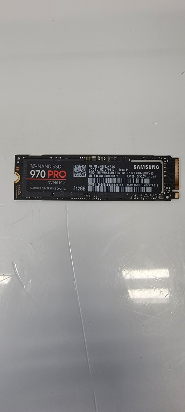 Samsung 970 PRO 512GB M.2 NVMe PCIe Gen3 x4 Internal SSD MZ-V7P512 *QTY