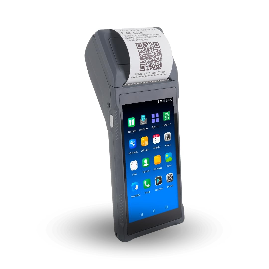 POS Store Q2i Mobile POS Terminal, Android 11 Handheld with 58mm Receipt Prin...
