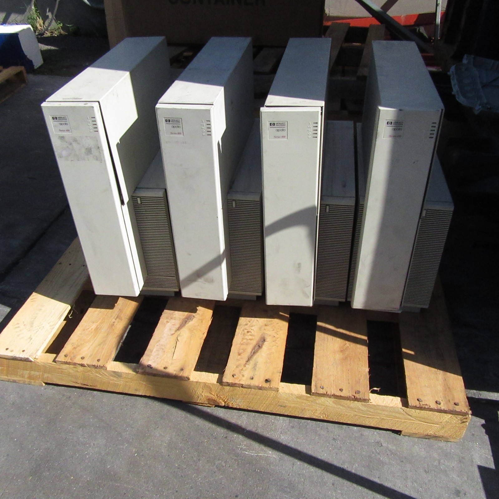 LOT-4 HP APOLLO 400 SERIES A1421 VINTAGE WORKSTATION ***READ*** T12-WH