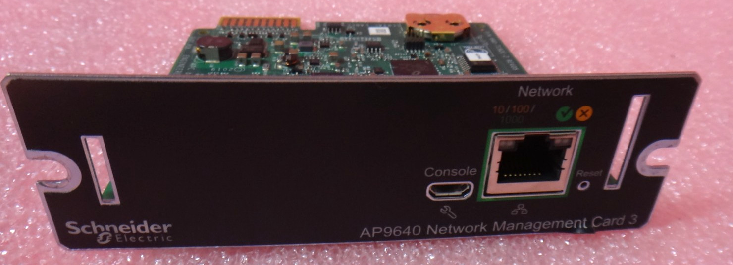 Genuine APC Schneider UPS AP9640 Network Management Card 3