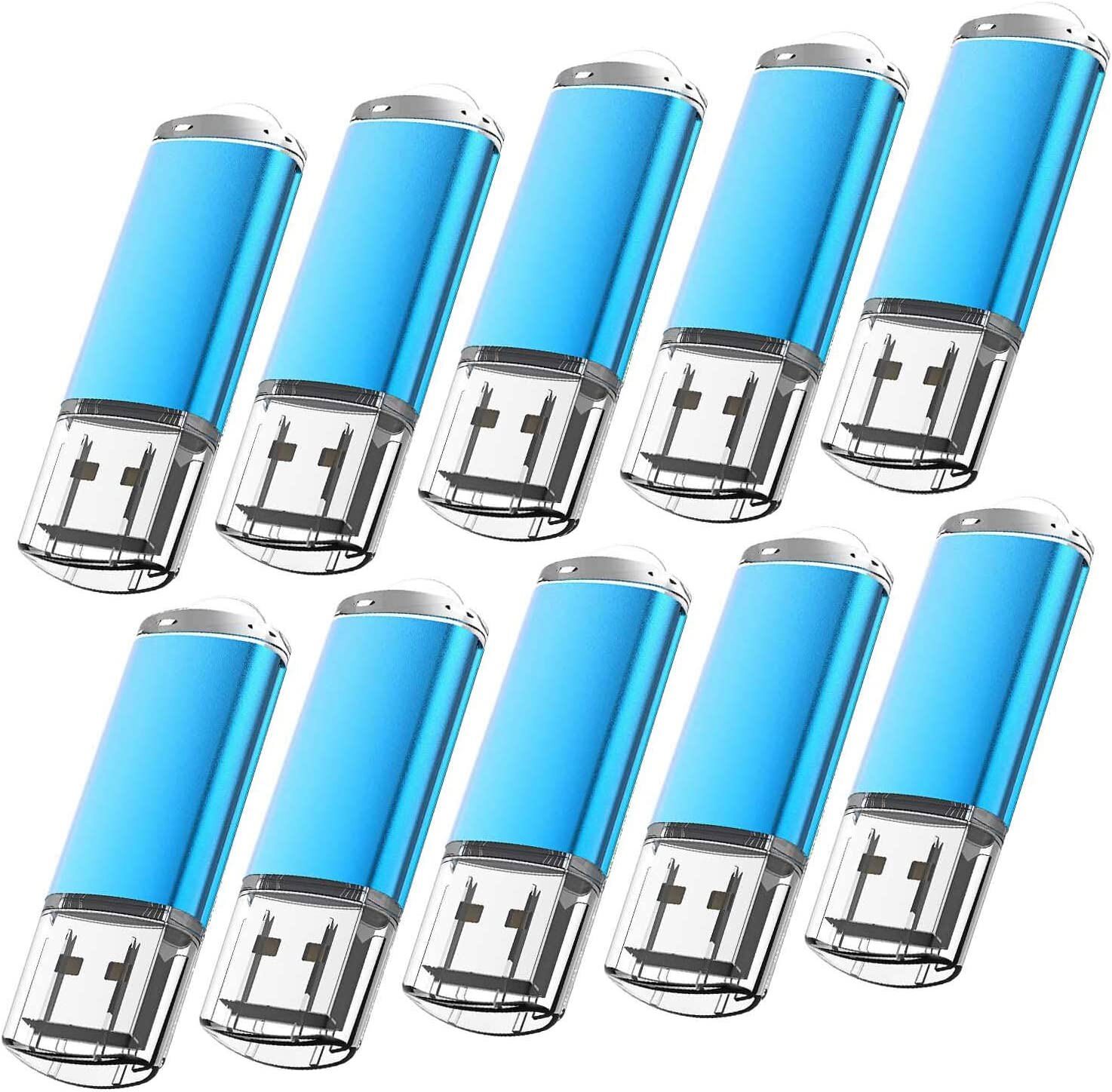 Wholesale 10-100pcs USB 2.0 Flash Drives Memory 1GB 2GB 4GB 8GB 16GB 32GB 64GB 