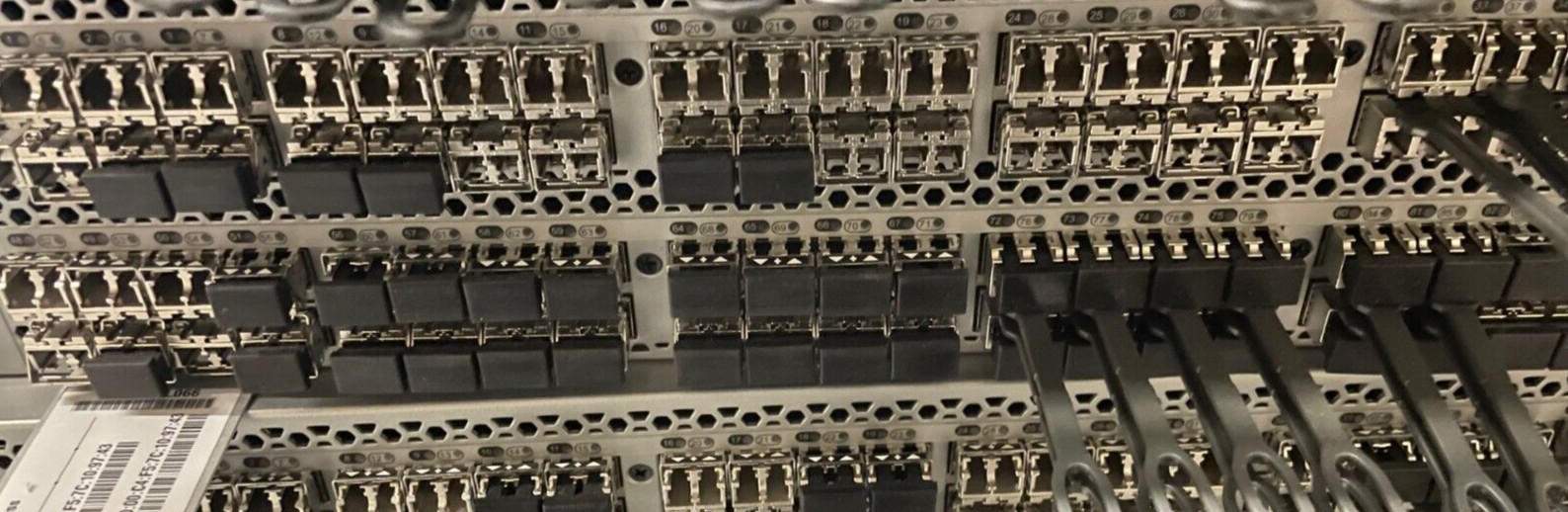 HPE C8R45A SN6500B 16GB FC SWITCH. 96/96 96 ACTIVE 96 X SFP 8GB AND 16GB MIX