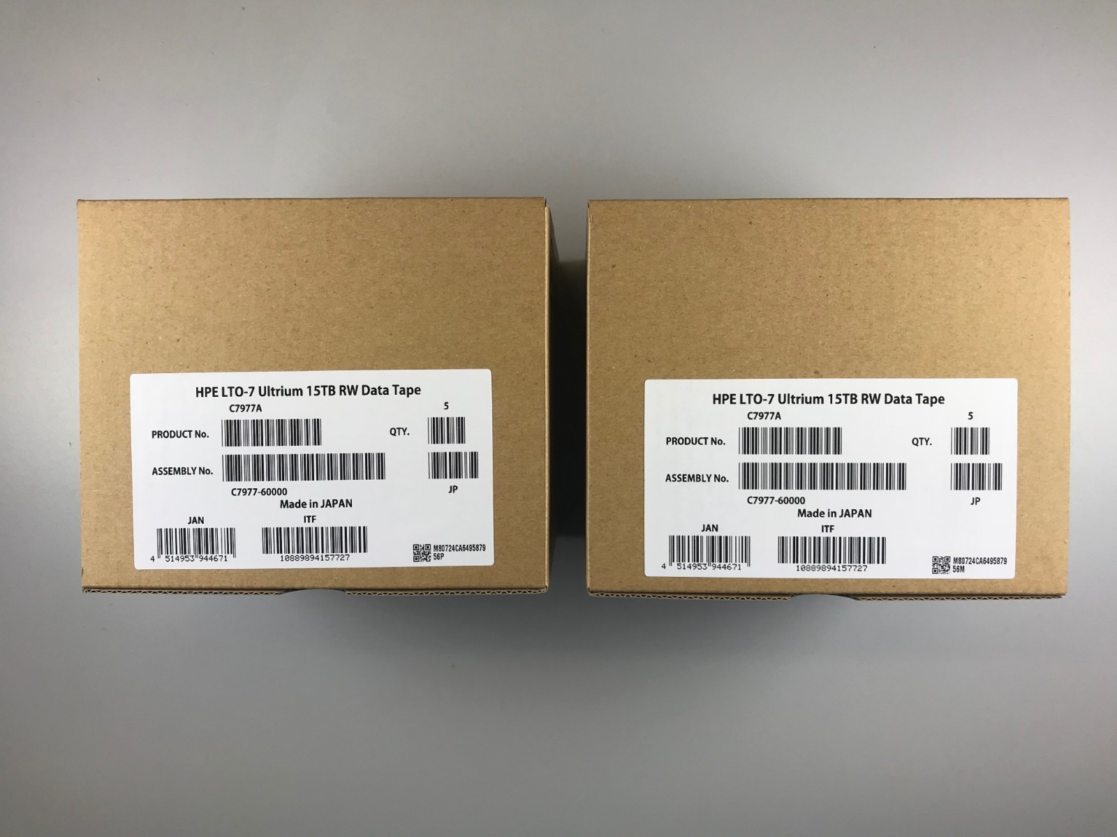 HP / HPE LTO7 Tape Cartridge (10 PACK) C7977A Data Backup Storage  6TB/15TB -NEW