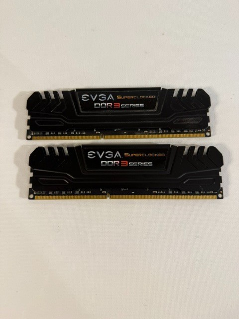 EVGA SuperSC DDR3 Series 16GB (2x8GB) 16G-D3-2400-MR Computer Memory 2 Sticks