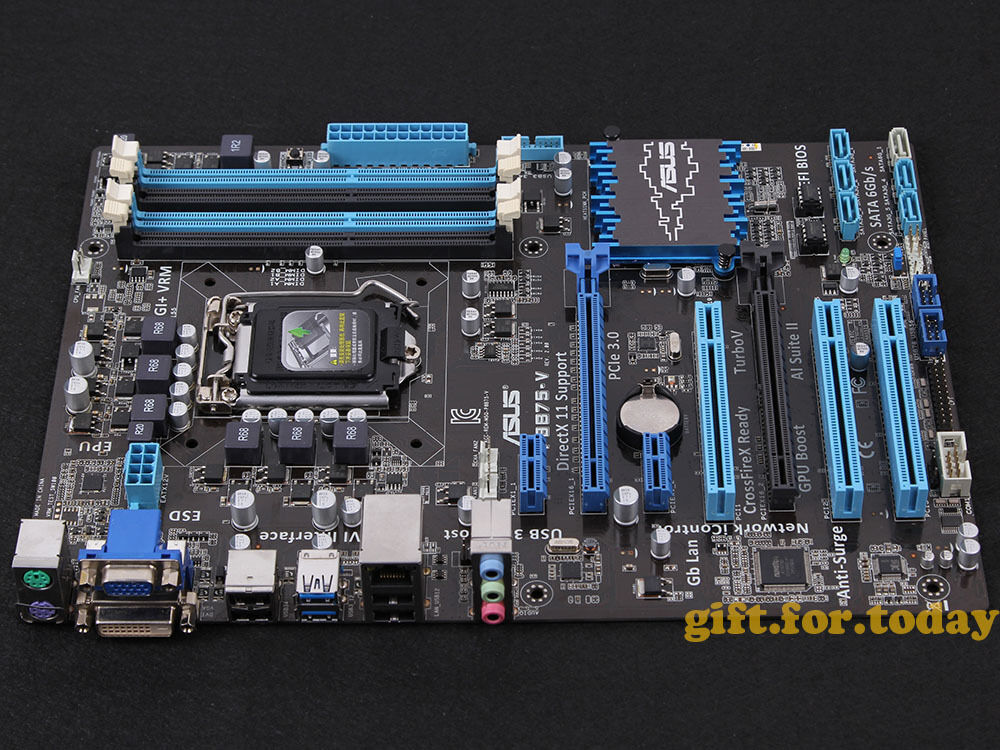 Original ASUS P8B75-V Intel B75 Motherboard LGA 1155/Socket H2 DDR3
