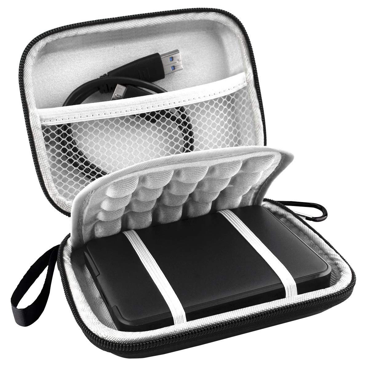 Lacdo Hard Drive Case for Western Digital WD External 2.5 INCH, Black