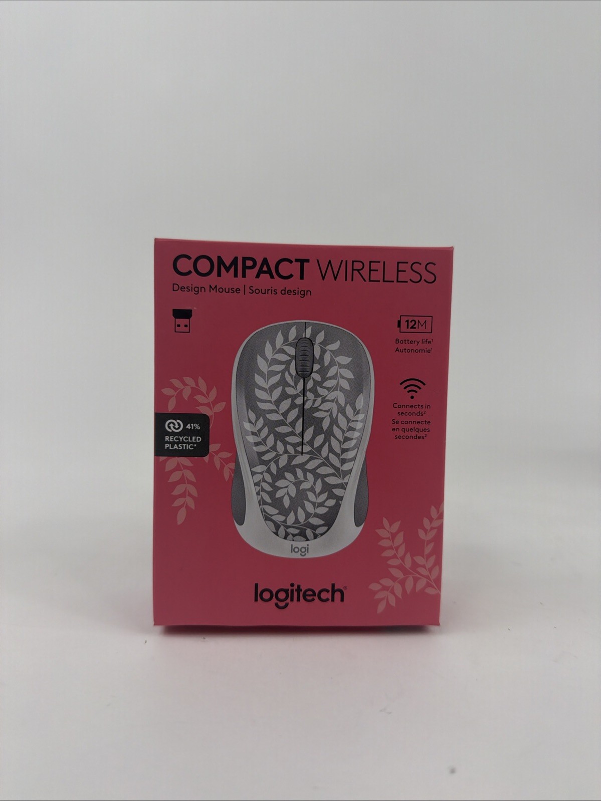 Logitech Design Collection Limited Edition Wireless Compact Mouse Golden Garden