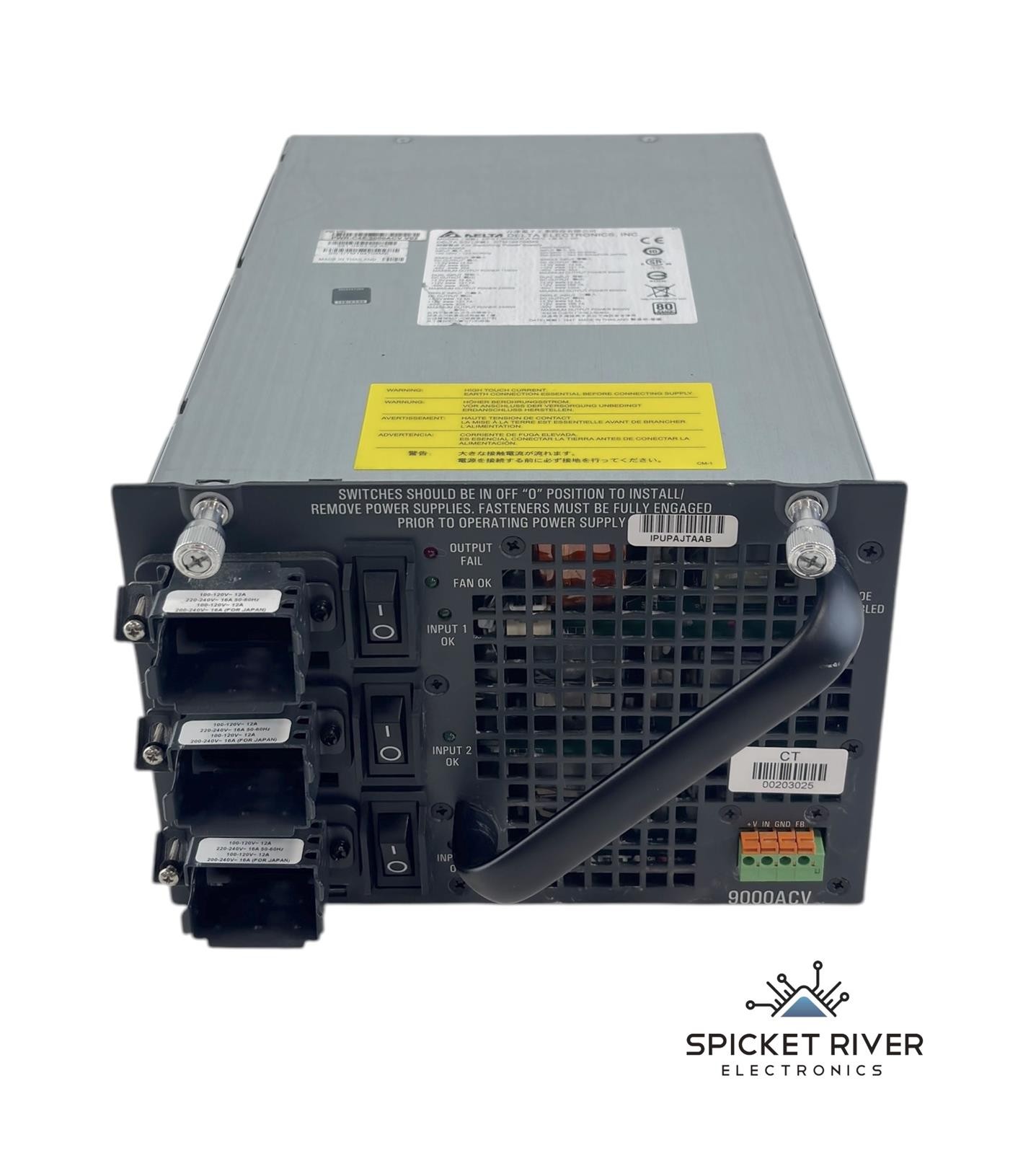 Delta Electronics PWR-C45-9000ACV V02 Cisco Catalyst 4500 9000W Power Supply