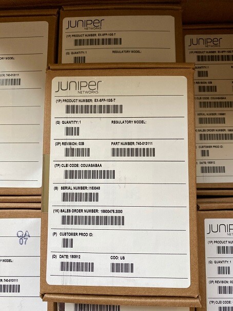 Juniper EX-SFP-1GE-T 740-013111 SFP-T 10/100/1000M SFP RJ45 copper New In Box 