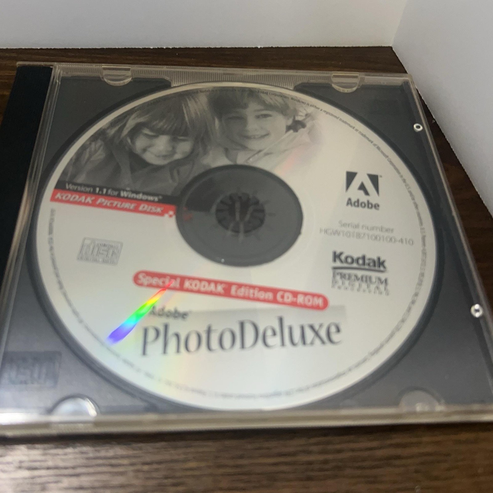 Adobe PhotoDeluxe Special KODAK Edition Silver CD-ROM Version 1.1 For Windows