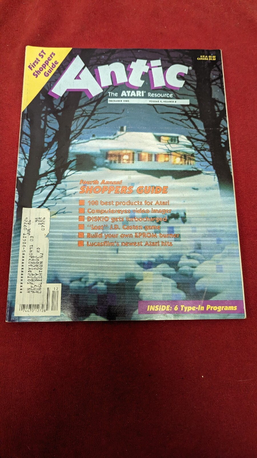 Antic - The ATARI Resource magazine Vol 4 Number 8 - December 1985 Lucasfilm