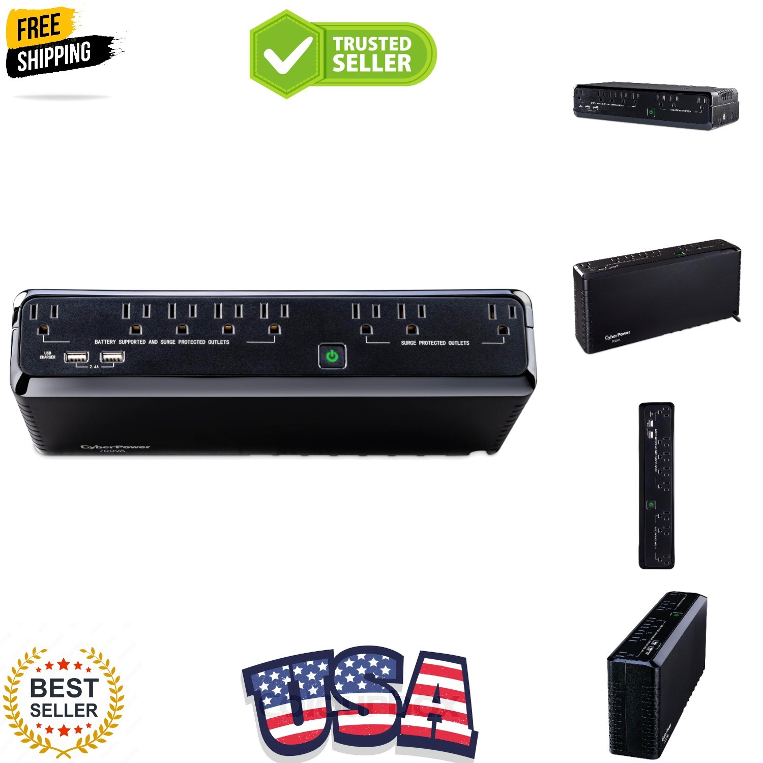 SL700U Standby UPS Battery Backup and Surge Protector