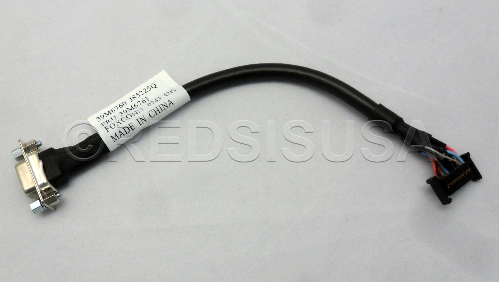 IBM x-Series x3650 Server Front VGA Port Cable FRU: 39M6761