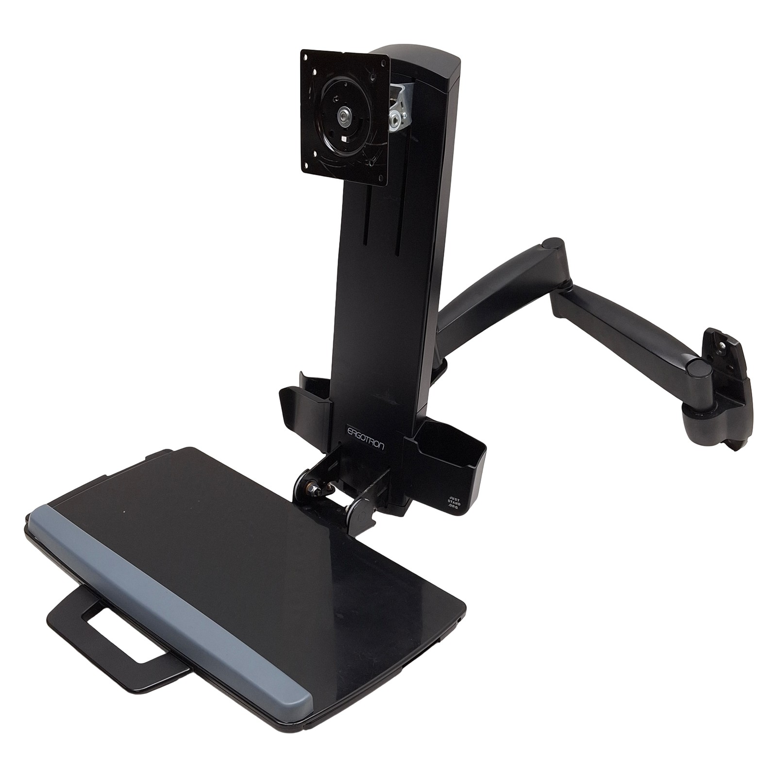 Ergotron 45-230-200 Wall Mount Combo Arm, 6-18lbs, 39in Extension, VESA 75/100