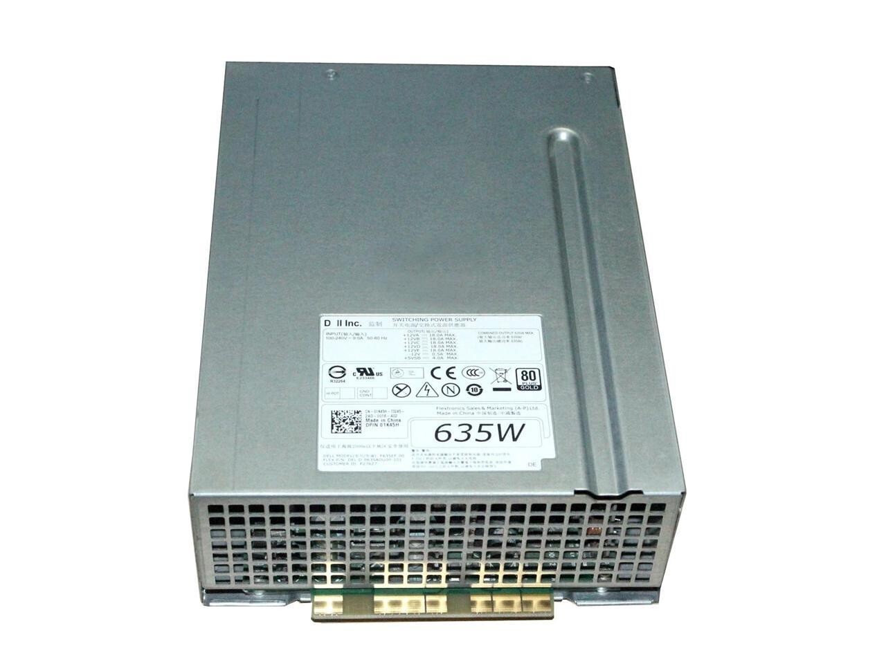 Power Supplies Hot Swap Dell 0NVC7F 635W D635EF-00 80 Plus Gold T5600 T3600
