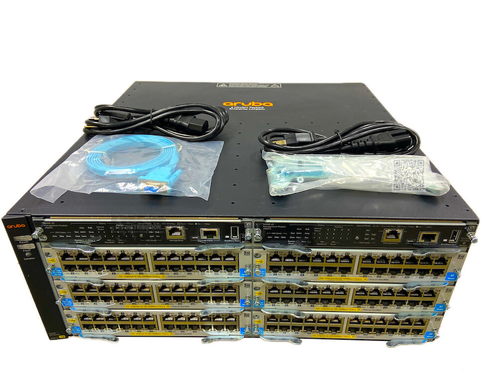 J9850A I LOADED HPE Aruba 5406R zl2 Switch CTO 6x J9534A 2x J9827A 2x J9829A