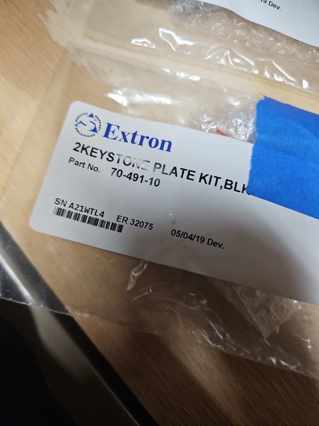 Extron 2keystone Plate Kit #298
