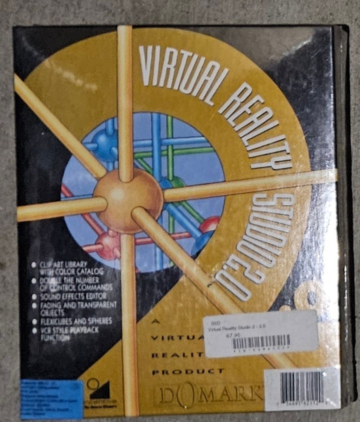 Vintage Domark Virtual Reality Studio 2.0 PC Sealed Unused