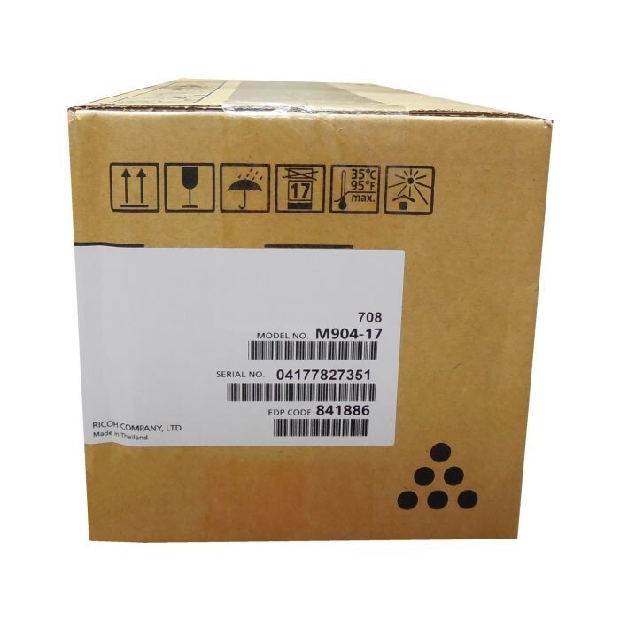 Ricoh 841886 (M904-17) Black Toner Cartridge Genuine OEM