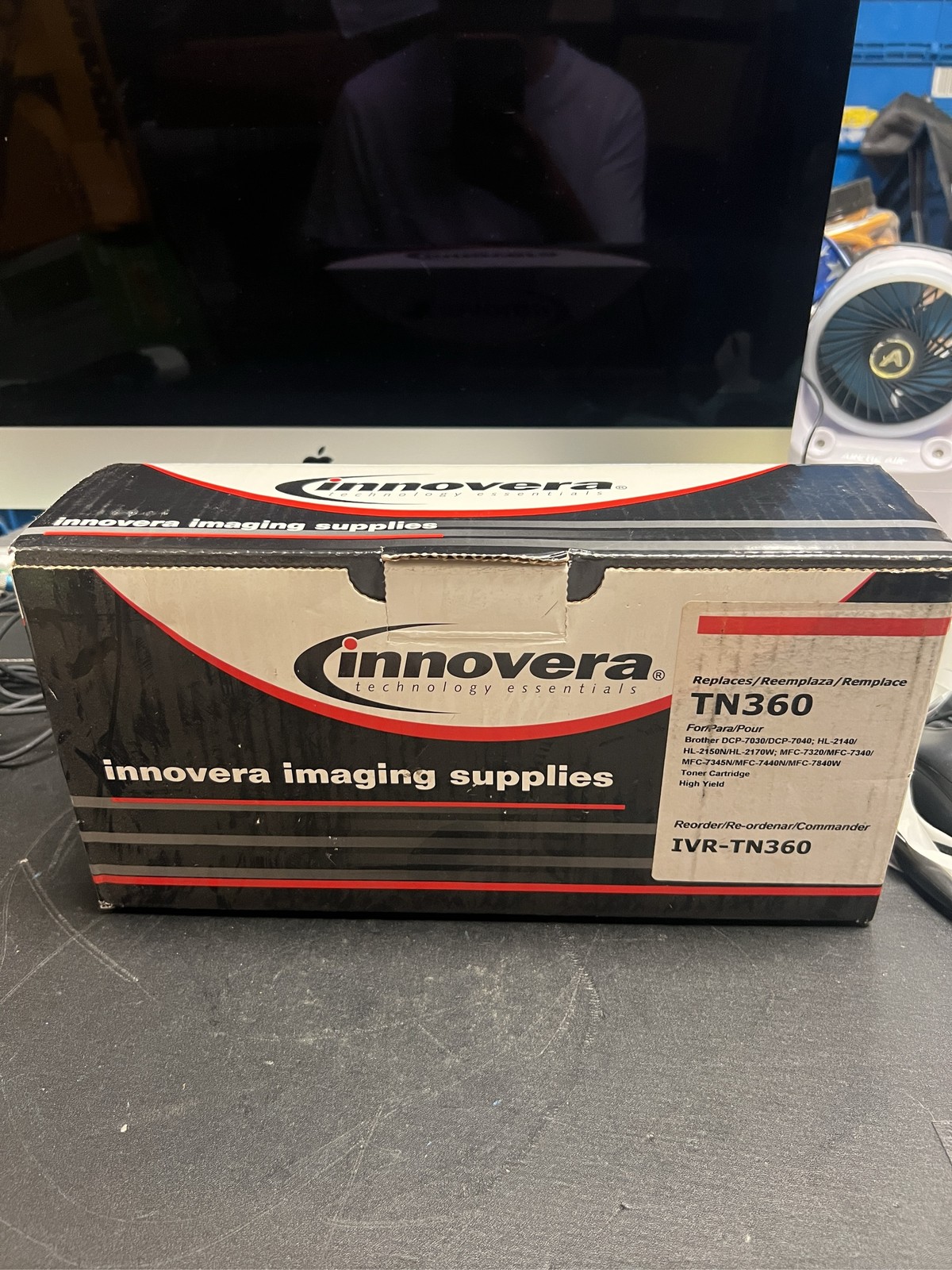 Innovera TN360 High Yield Black Toner Cartridge for Brother Printers
