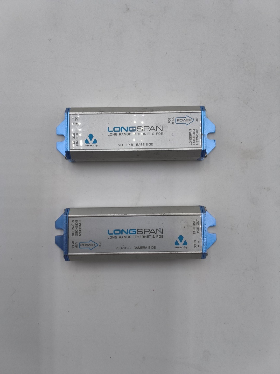 Defective Longspan VLS-1P-B / VLS-1P-C Long Range Ethernet & PoE AS-IS Untested
