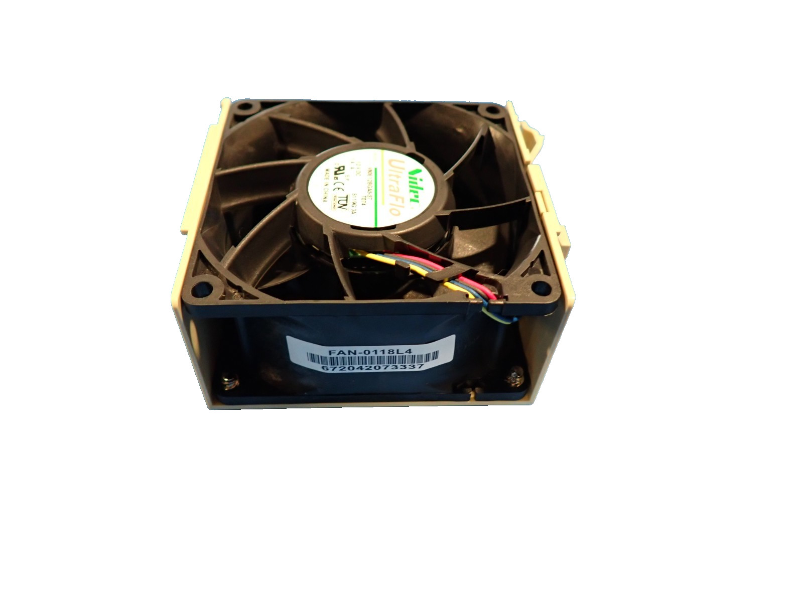 Lot of 4 Supermicro FAN-0118L4 Swapable 4-Pin Hot PWM Fan 80x38mm