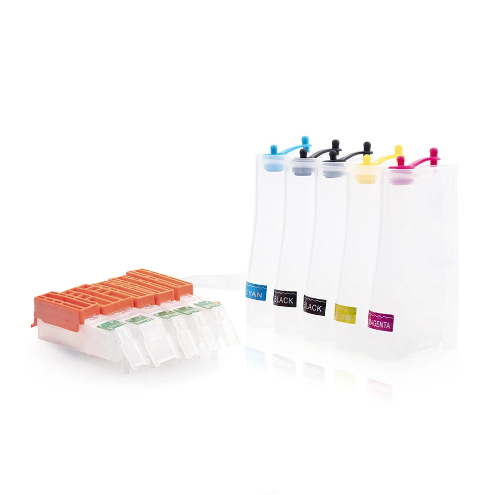 5 Color Empty CISS Set PGI-150 CLI-151 for Canon IX6810 IP7210 MG5410 MX921