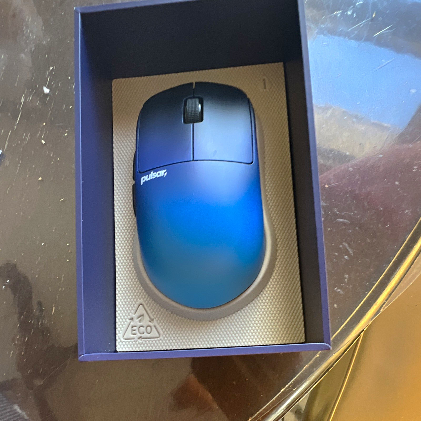Pulsar X2H CRAZYLIGHT Wireless Gaming Mouse 32000 DPI 5 Btn Optical Blue