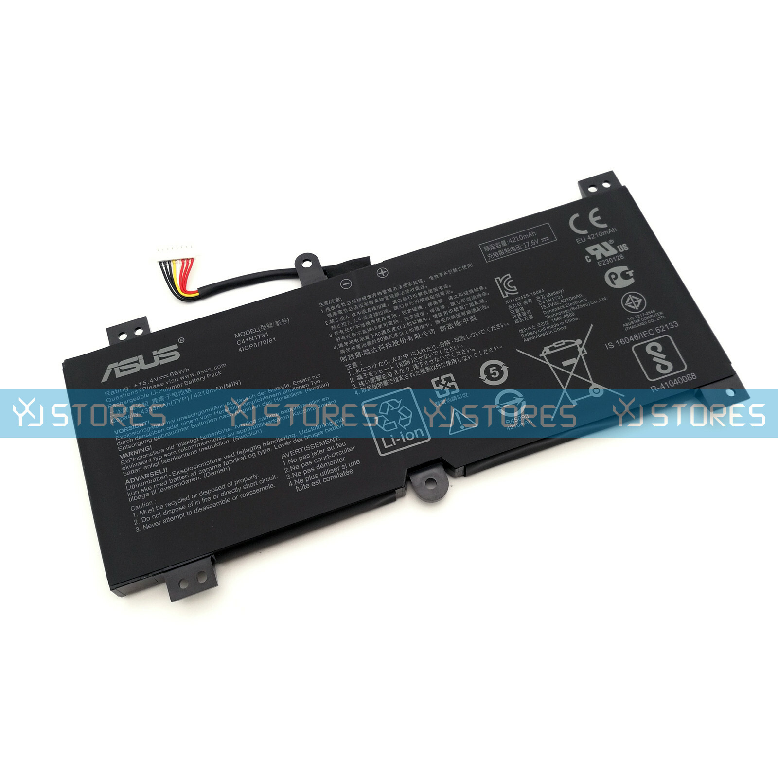 Genuine C41N1731 C41N1731-2 Battery for Asus ROG Strix GL504 GL504GM GL504GS OEM