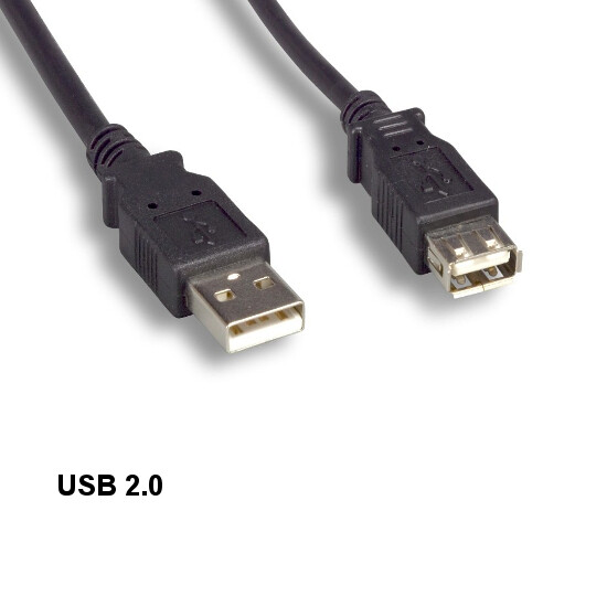 LOT 10pcs Black 6' USB 2.0 Type A Extension Cable 480Mbps Sync Charge Data