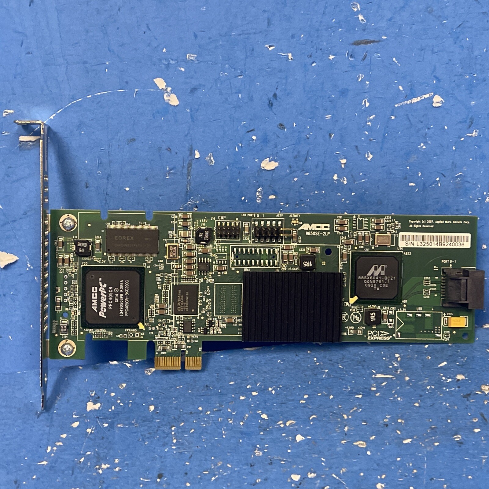 AMCC 9650SE-2LP PCI-E SATA 2 port Raid Controller Card