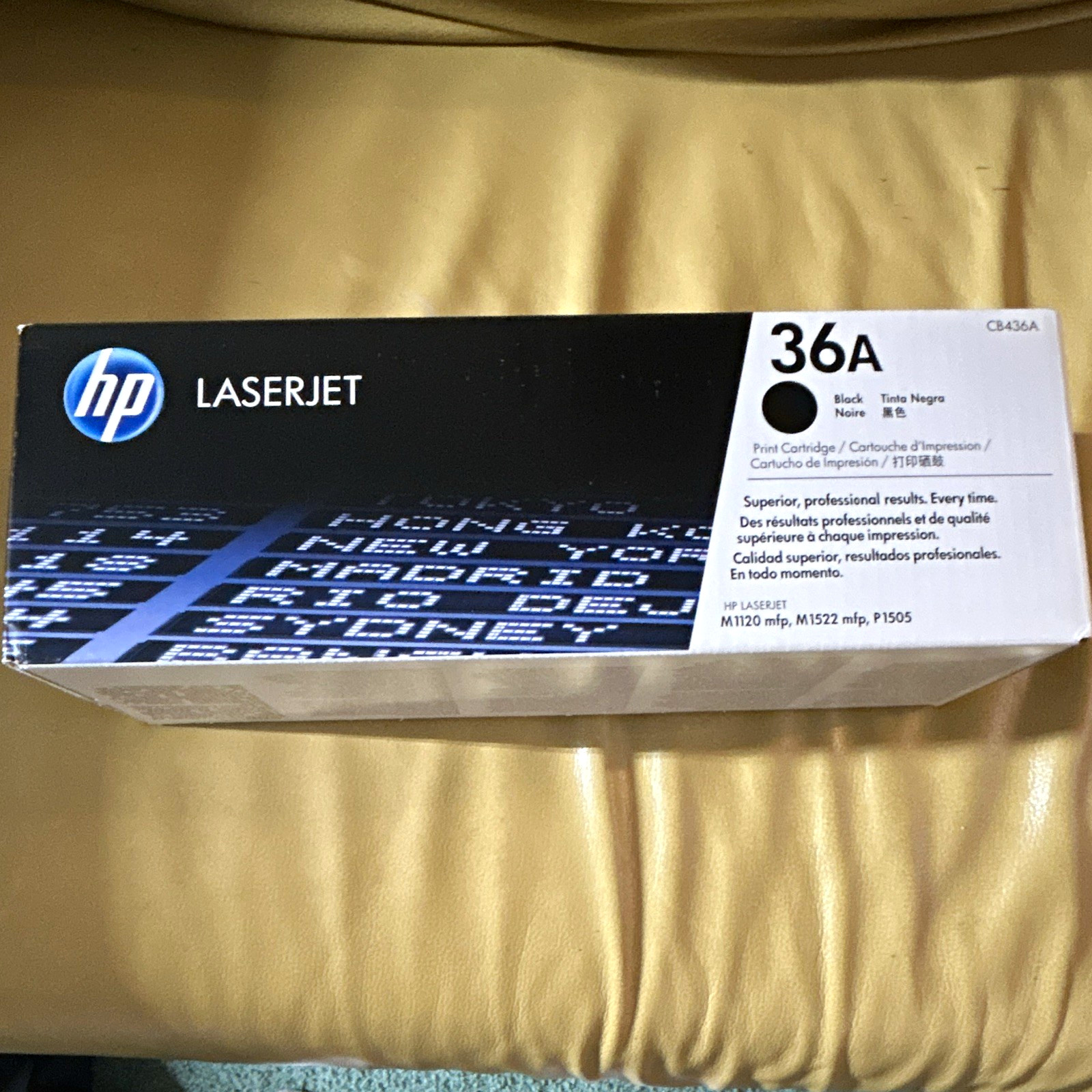 Genuine OEM HP 36A CB436A Black Laser Toner Cartridge For LaserJet P1505