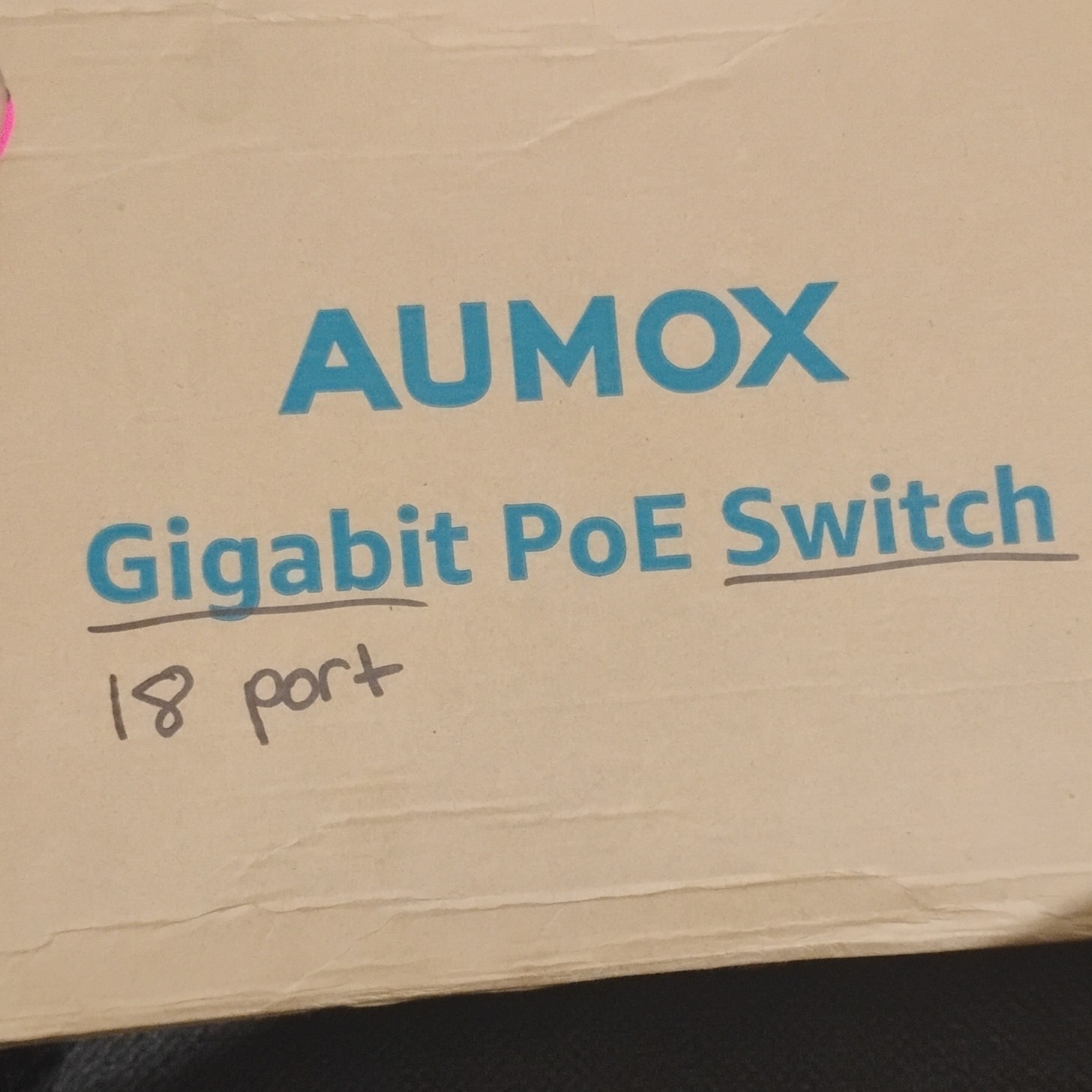 AUMOX SG518P Brand New 18-Port  Gigabit Switch W/16 Port PoE