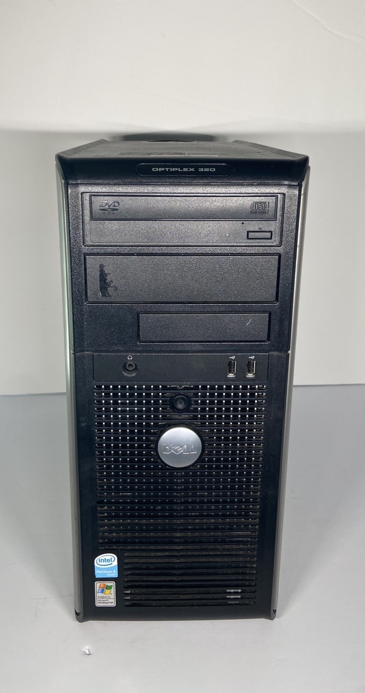 Dell OptiPlex 320 Pentium CPU Computer w/ 1GB RAM, DVDRW,80GB HDD READ
