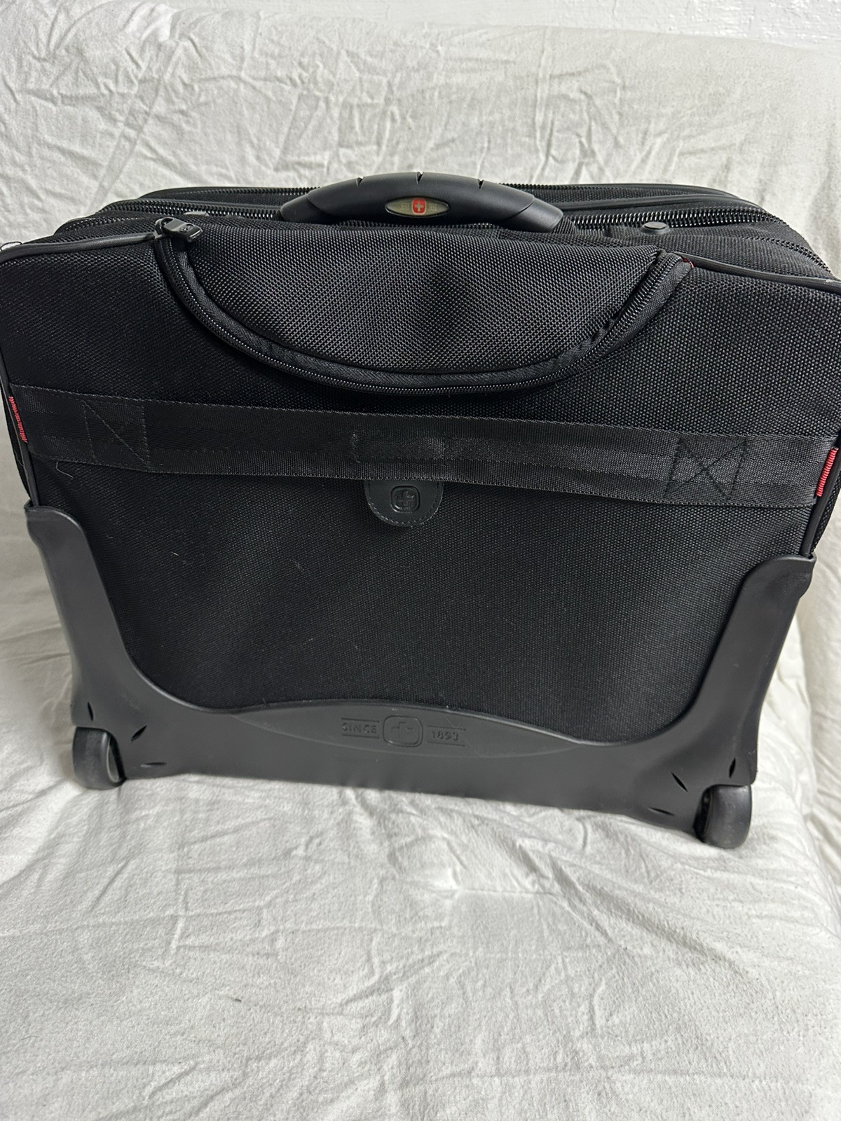 Wenger Wheeled Business Case Potomac Black Carry On Laptop Carrier 17x15x9"