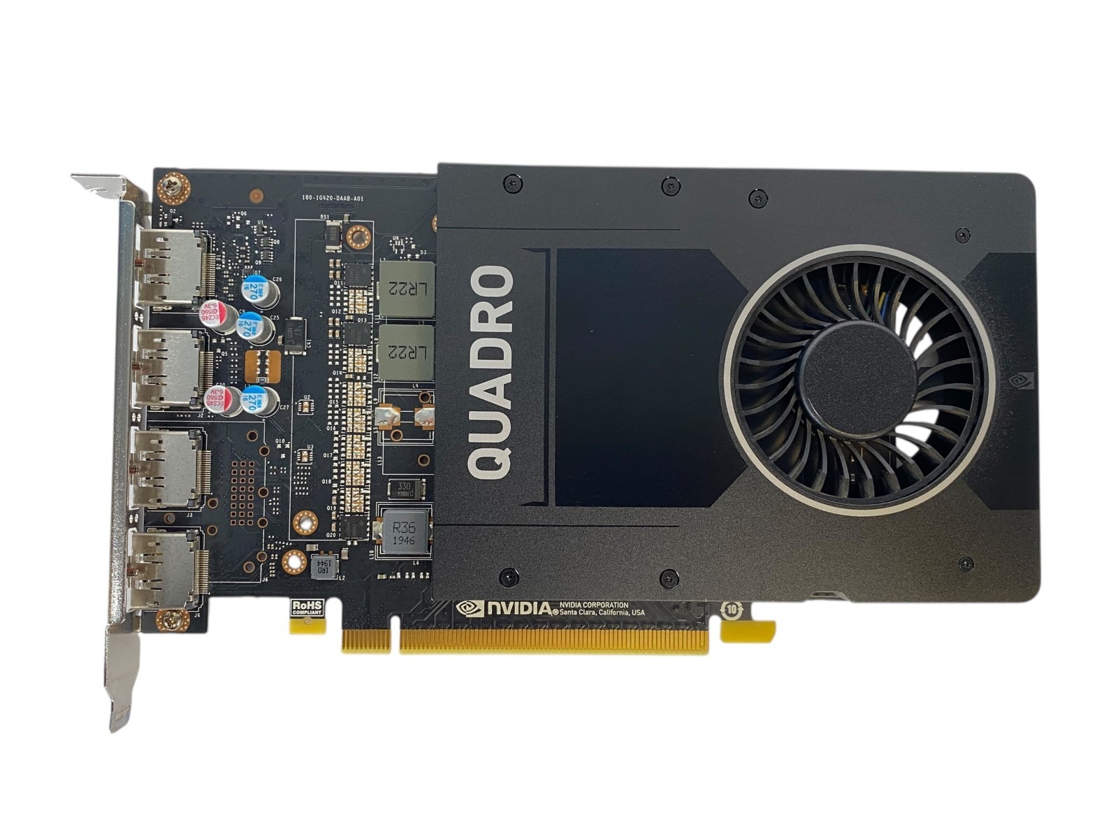 Nvidia Quadro P2200 5GB GDDR5X Video Graphics Card GPU 4x Display Port