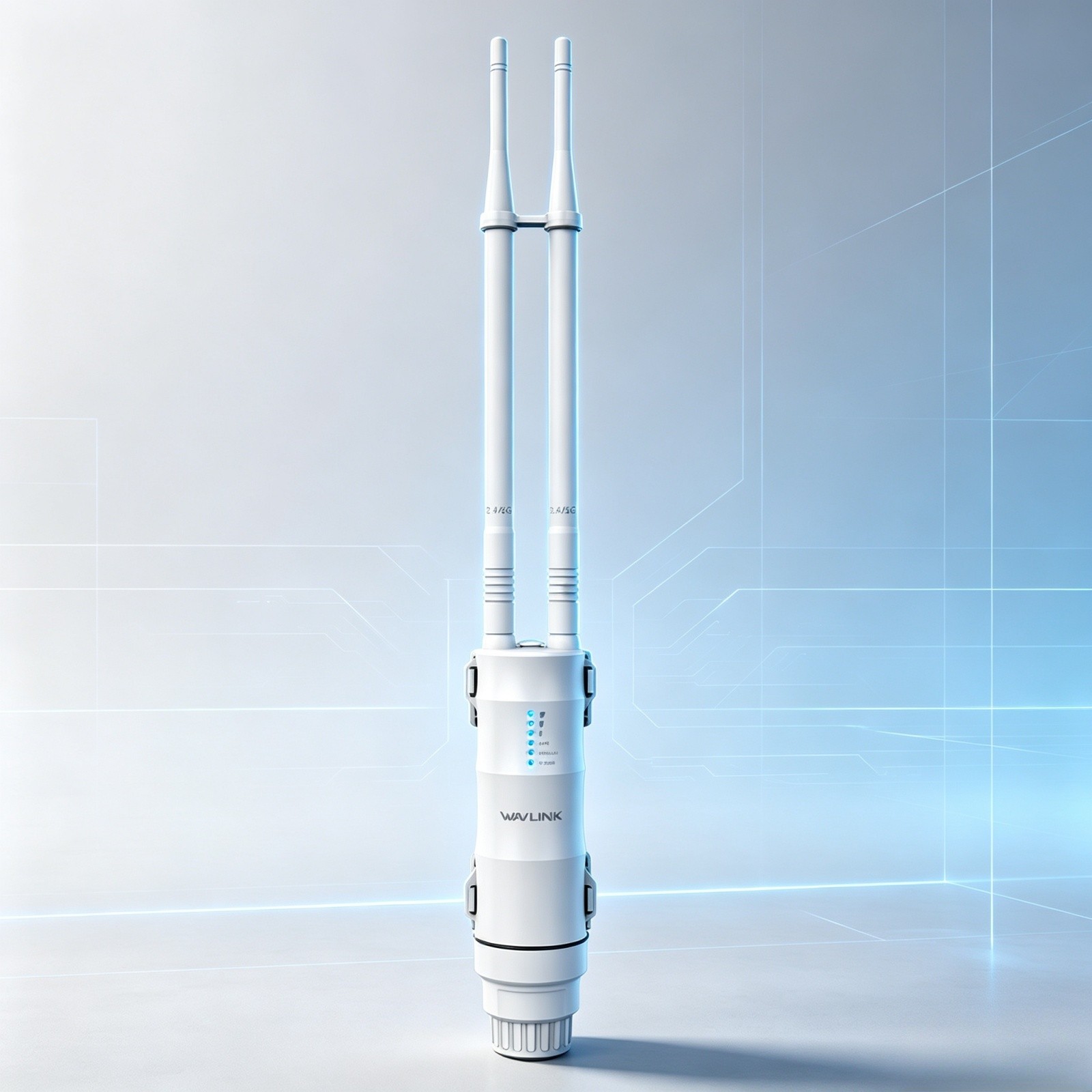 AC1200 WiFi Extender Outdoor Dual Band Repeater IP67 Waterproof 2x7dBi Antennas