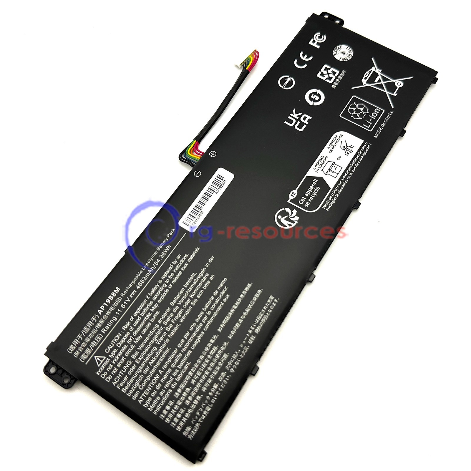 AP19B8M Laptop Battery for Acer TravelMate P4 TMP414-51 Swift 3 SF314-59 Series