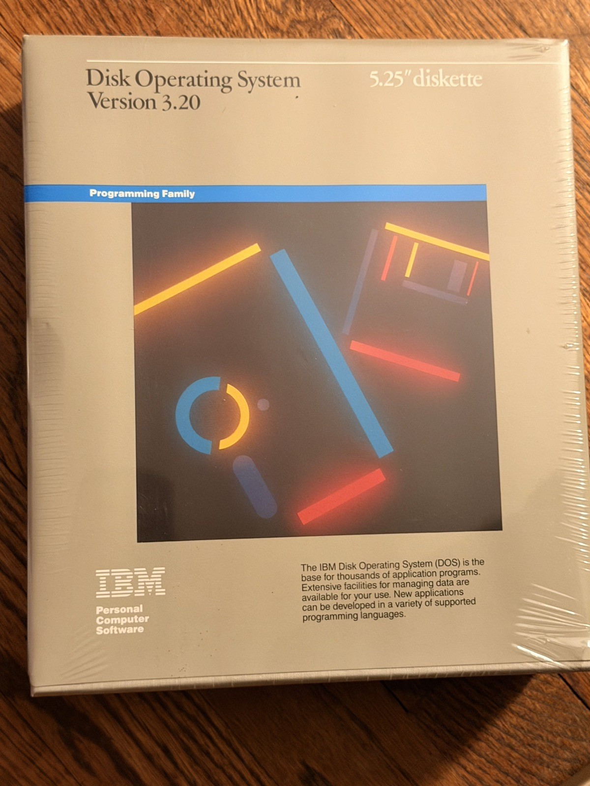*UNOPENED* IBM Disk Operating System DOS 3.20 Version 5.25” Diskette PC Software