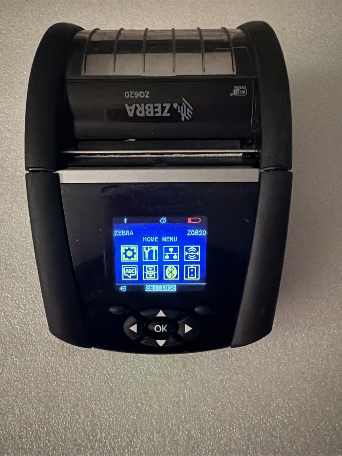 Zebra ZQ620 Mobile Label Printer Great Condition  Tested Working