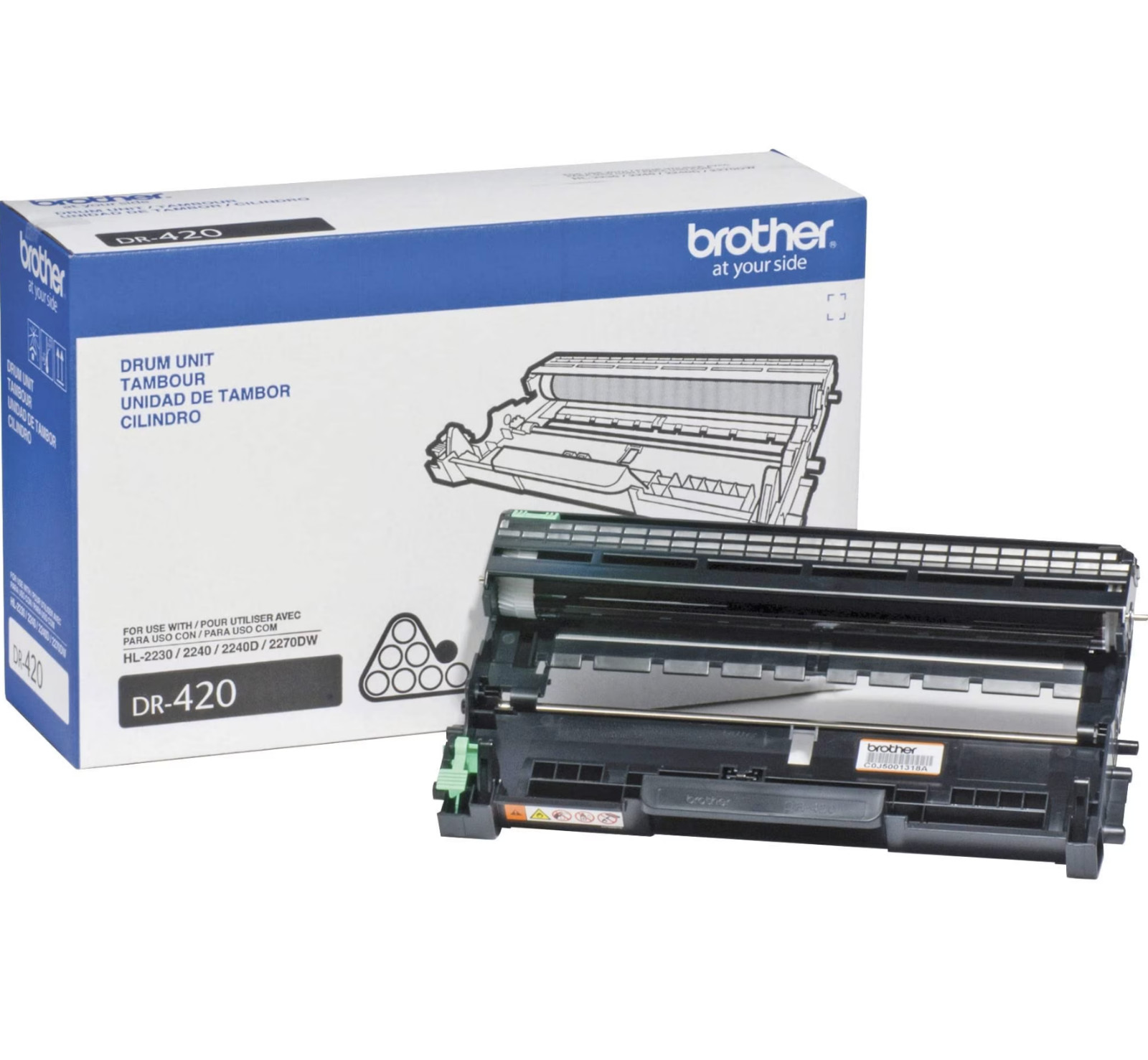Genuine Brother DR-420 DR420 Drum Unit OEM New Sealed HL-2270DW MFC-7360N