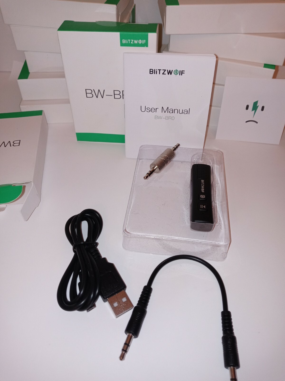 2 in 1 Mini Stereo BlitzWolf® BW-BR0 Wireless V5.0 USB Audio bluetooth Receiver 