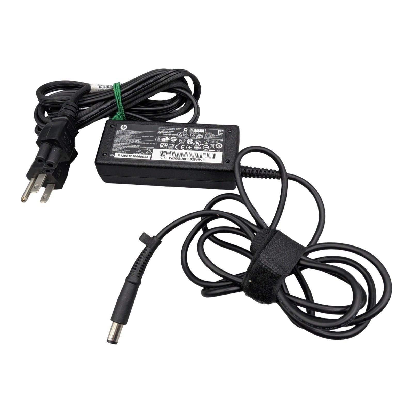 HP 65W AC Adapter Laptop Charger 18.5V 3.5A PPP009H 608425-002 609939-001 Black