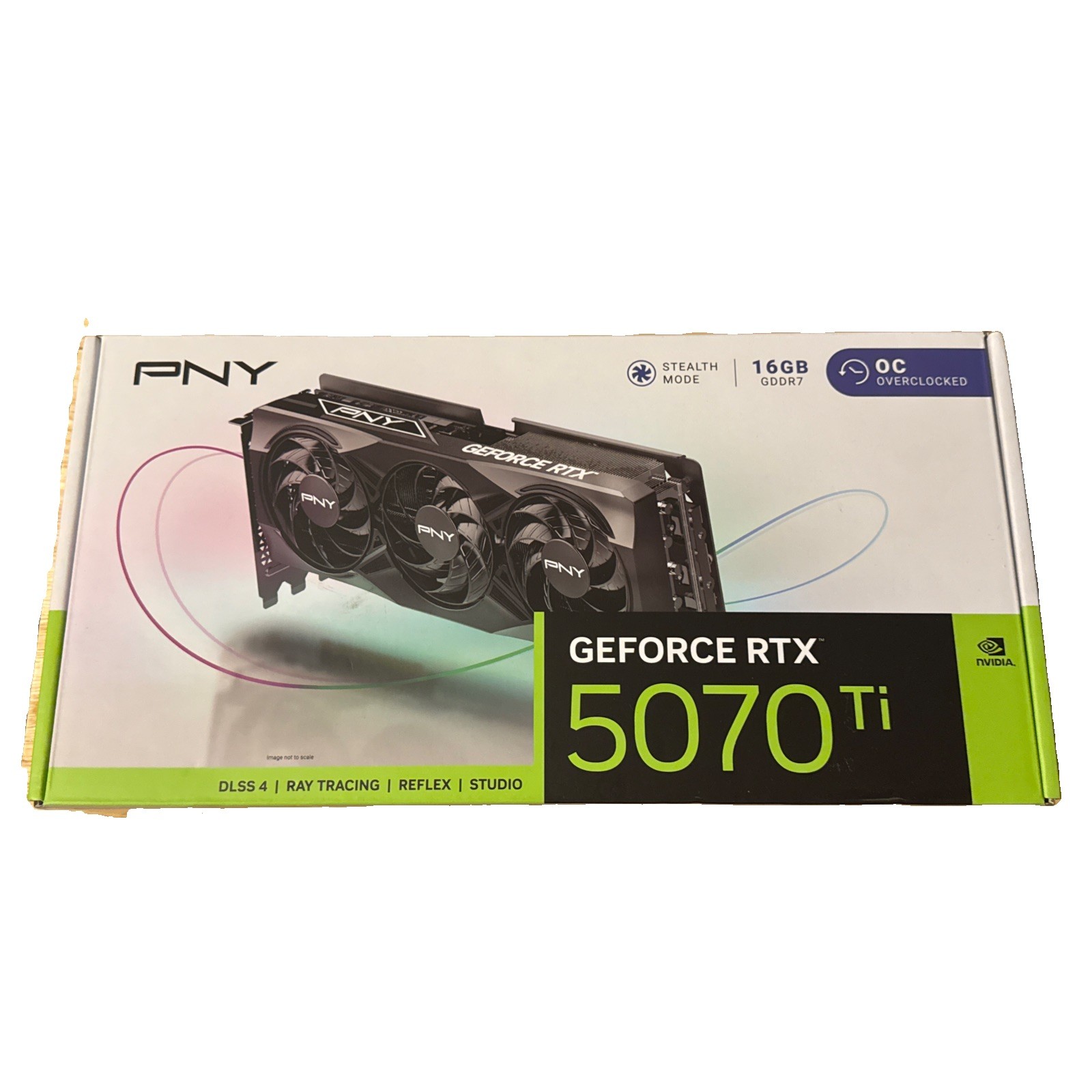 NEW PNY NVIDIA GEFORCE RTX 5070 Ti OC Triple Fan Graphics Card 16GB GPU GDDR7