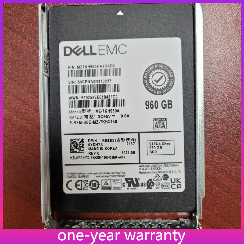 0YDHYX YDHYX DELL EMC 960GB SATA 6Gbps MU 2.5'' SSD 14/15/16G KIT