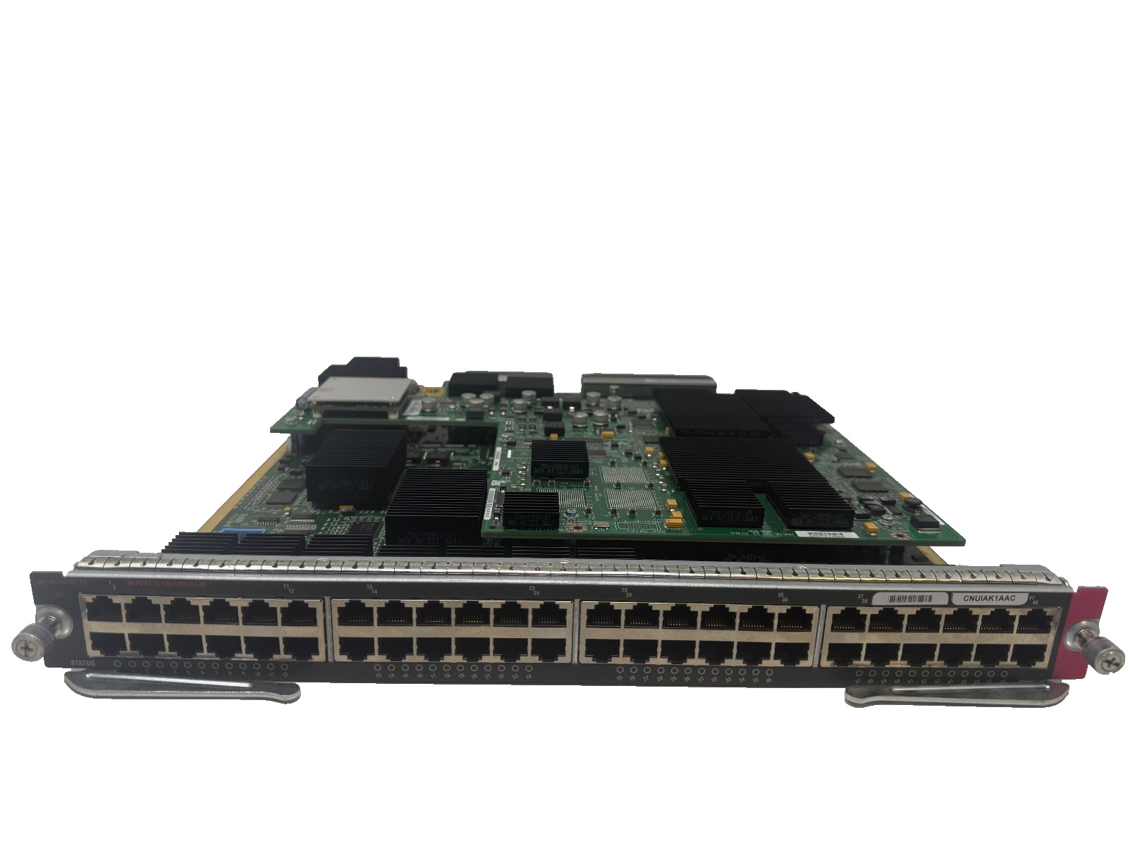 Cisco WS-X6748-GE-TX-3B Cat6500 48-port 10/100/1000 GE RJ-45 w/DFC3B