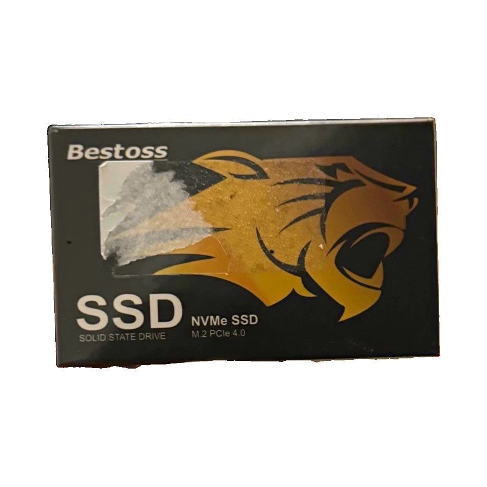 Bestoss NVMe SSD Internal M.2 PCIe 4.0TB Solid State Drive, Black